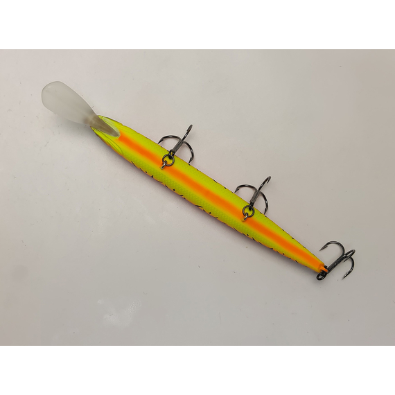 Воблер Imakatsu Super Dardo 115SP 115mm 15.0g #46 Matt Red Hot Tiger (1.2-2.0m), Цвет воблера: 46 Matt Red Hot Tiger, фото , изображение 8