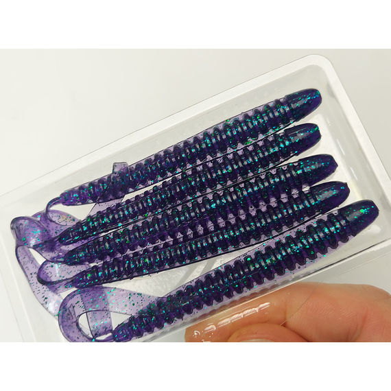 Силікон Select Freek Slim 4" col.777 (5 шт/пак), Довжина силікону: 4.0" (10.16 см), Колір силікону: 777, фото , изображение 9