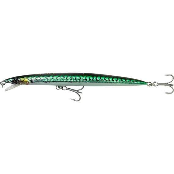 Воблер Savage Gear Sandeel Jerk Minnow S 110mm 7.0g Green mackerel PHP, фото 