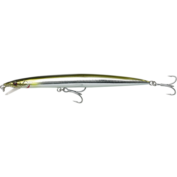 Воблер Savage Gear Sandeel Jerk Minnow SF 145mm 14.0g Mirror Ayu, Размер/Вес: 145мм/14г, Цвет воблера: Mirror Ayu, фото 
