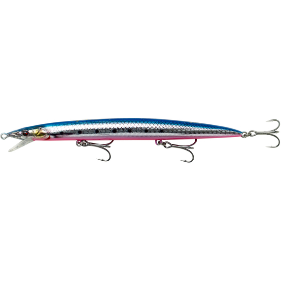 Воблер Savage Gear Sandeel Jerk Minnow S 145mm 17.0 g Pink Belly Sardine PHP, Розмір/Вага: 145мм/17г, Колір воблера: Sardine, фото 