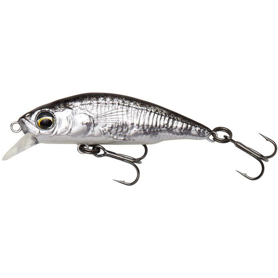 Воблер Savage Gear 3D Sticklebait Twitch S 45mm 4.0g Black Silver, фото 