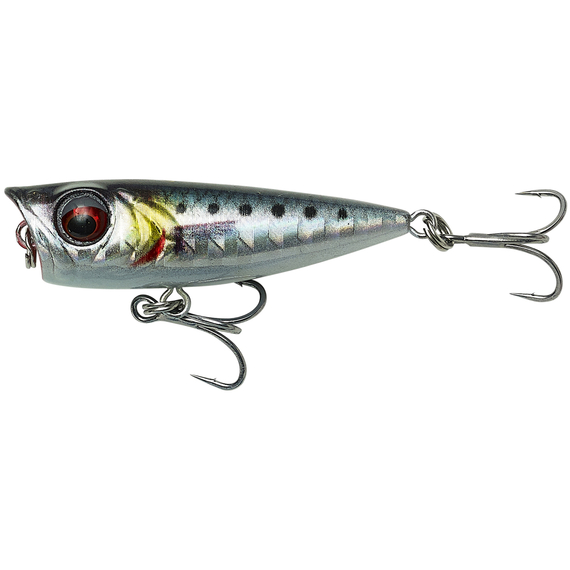 Воблер Savage Gear 3D Minnow Popper F 43mm 2.6g Sardine PHP, фото 