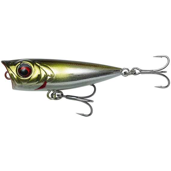 Воблер Savage Gear 3D Minnow Popper F 43mm 2.6g Mirror Ayu, фото 