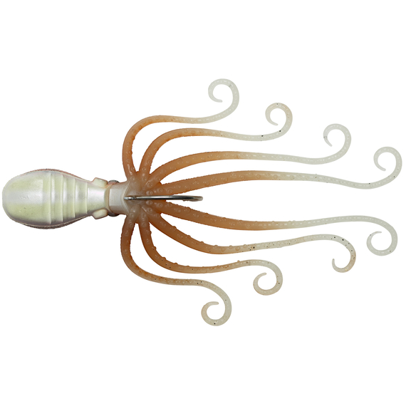 Силікон Savage Gear 3D Octopus 100mm 35.0g Brown Glow (поштучно), Довжина силікону: 100mm, Колір силікону: Brown Glow, фото , изображение 2