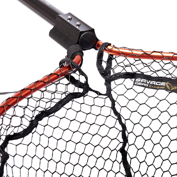 Подсак Savage Gear Full Frame Landing Net Telescopic XL (85x70cm) 120-200cm, фото , изображение 2