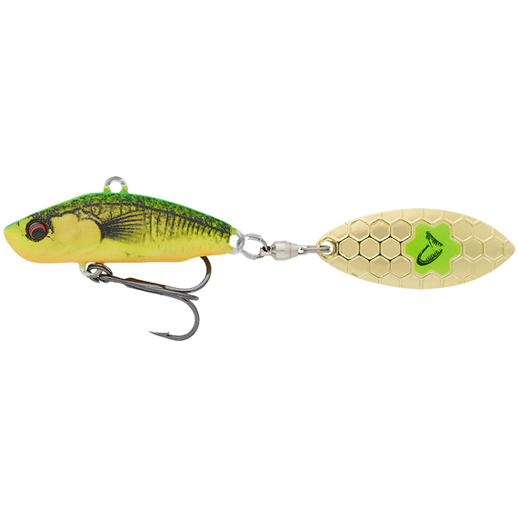 Тейл-спінер Savage Gear 3D Sticklebait Tailspin 65mm 9.0g Firetiger, фото 