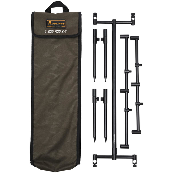 Род-под Prologic Avenger Rod Pod Kits & Carrycase 3 rod, фото , изображение 2