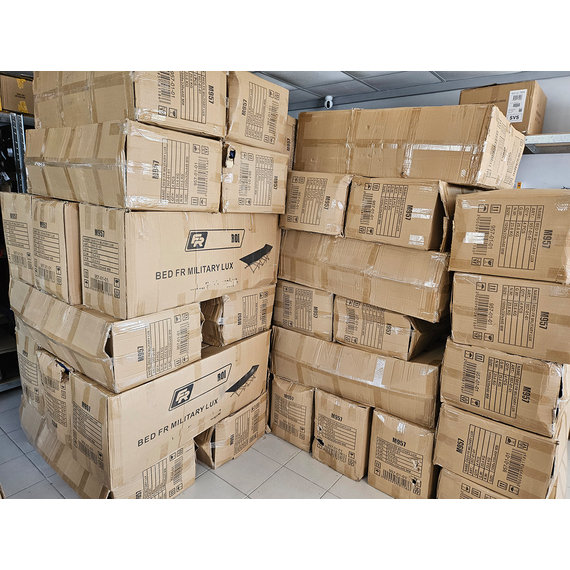 Військова польова розкладачка Сороканожка, ліжко розкладне сталеве (колір синій), Конструкція ліжка: Павук, фото , изображение 14