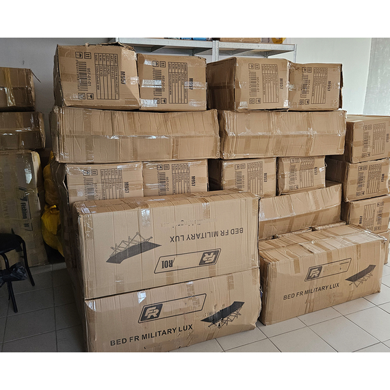 Ліжко розкладне, розкладачка для військових сталева (колір синій), Конструкція ліжка: Павук, фото , изображение 12