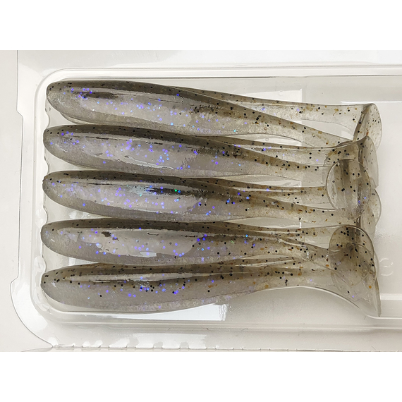 Силікон Keitech Easy Shiner 3" (10 шт/упак), колір:440 electric shad, Довжина силікону: 3" (7.6 см), Колір силікону: 440 Electric Shad, фото , изображение 6