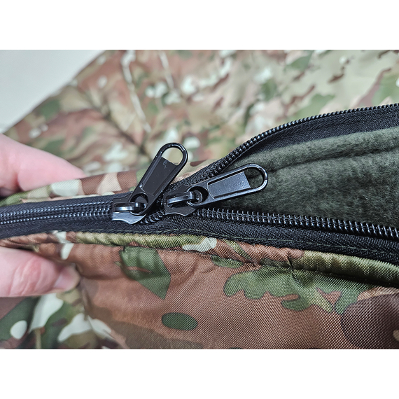 Військовий зимовий спальний мішок-ковдра. СУПЕР ТЕПЛИЙ (Мультикам), Колір: мультикам, фото , изображение 5