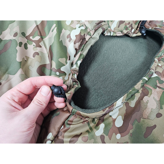 Теплый флисовый зимний спальный мешок-одеяло до -20 градусов (Мультикам), Выберите цвет: мультикам, фото , изображение 10