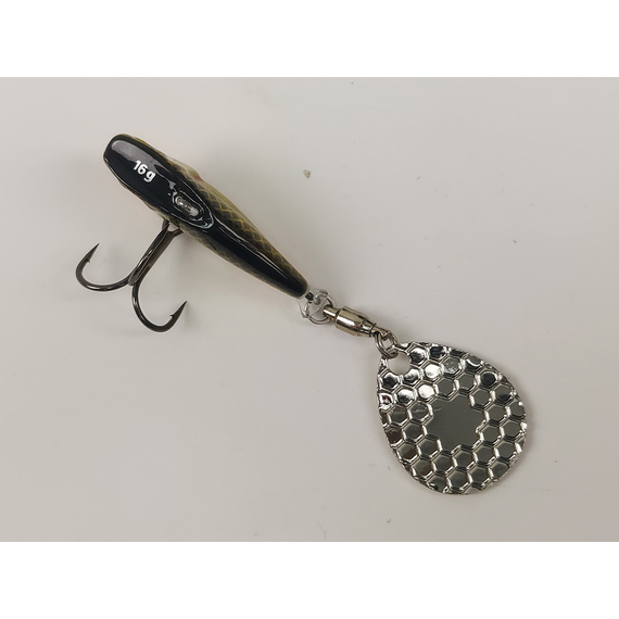 Тейл-спинер Savage Gear Fat Tail Spin 65mm 16.0g Dirty Roach, фото , изображение 3