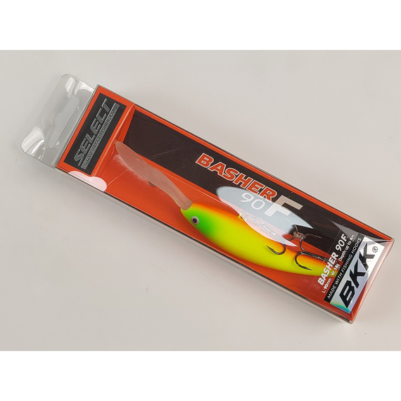 Воблер Select Basher 90F 90mm 14.0g #01 (max 4.0m), Розмір/Вага: 90mm/14g, Колір воблера: col.01, фото , изображение 3