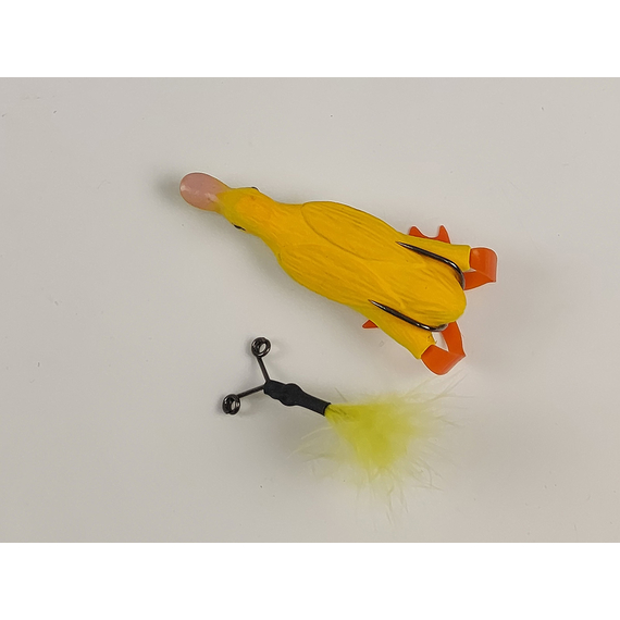 Воблер Savage Gear 3D Hollow Duckling weedless S 75mm 15g 03-Yellow, Размер/Вес: 75мм/15г, Цвет воблера: Yellow, фото , изображение 6