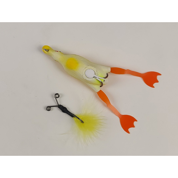 Воблер Savage Gear 3D Hollow Duckling weedless S 75mm 15g 03-Yellow, Размер/Вес: 75мм/15г, Цвет воблера: Yellow, фото , изображение 7