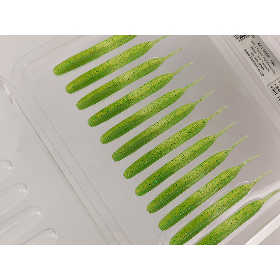 Силікон Keitech Sexy Impact 2.8" 12, колір:424 lime chartreuse, Довжина силікону: 2.8" (7.1 см), Колір силікону: 424 Lime Chartreuse, фото , изображение 15