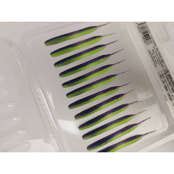 Силікон Keitech Sexy Impact 2.8" (12 шт/упак), колір:pal#06 violet lime berry, Довжина силікону: 2.8" (7.1 см), Колір силікону: PAL#06 Violet Lime Berry, фото , изображение 8