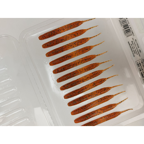 Силікон Keitech Sexy Impact 2.8" 12, колір:ea#01 orange pepper, Довжина силікону: 2.8" (7.1 см), Колір силікону: EA#01 Orange Pepper, фото , изображение 9