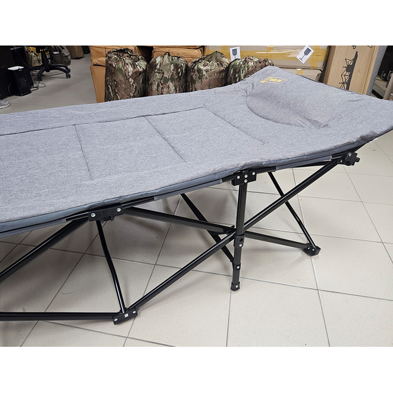 Велике розкладне ліжко з матрацом (200см*78см*48см) - FR MILITARY LUX, Конструкція ліжка: Павук-LUX, фото , изображение 3