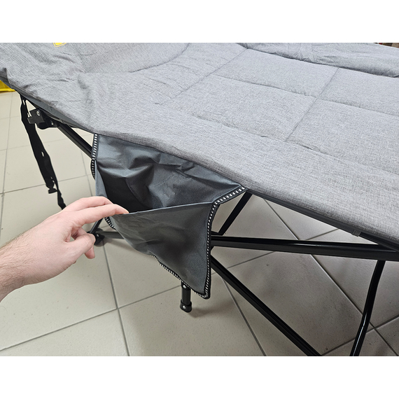 Велике розкладне ліжко з матрацом (200см*78см*48см) - FR MILITARY LUX, Конструкція ліжка: Павук-LUX, фото , изображение 5