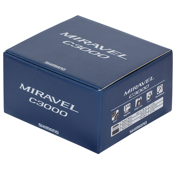Котушка Shimano Miravel C3000 (підшип. 5+1), 5.0:1, Розмір шпулі: 3000, фото , изображение 11