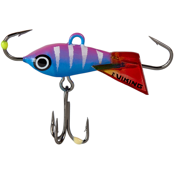 Балансир Viking Fishing Yeti Ice Jig 20mm 3.0g #9 Strange Perch, Размер/Вес: 20мм/3г, Колір балансиру: #9 Strange Perch, фото 