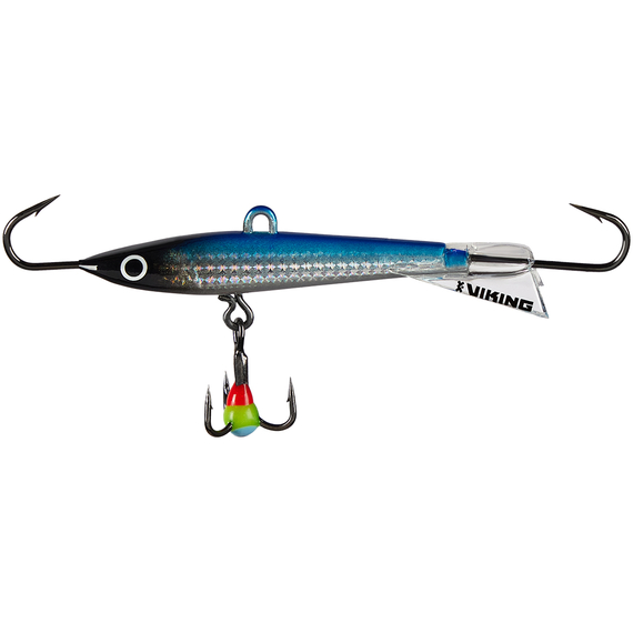 Балансир Viking Fishing Yeti Ice Jig 40mm 7.0g #03 Light Blue Glam, Розмір/Вага: 40мм/7г, Колір балансиру: #3 Light Blue Glam, фото 