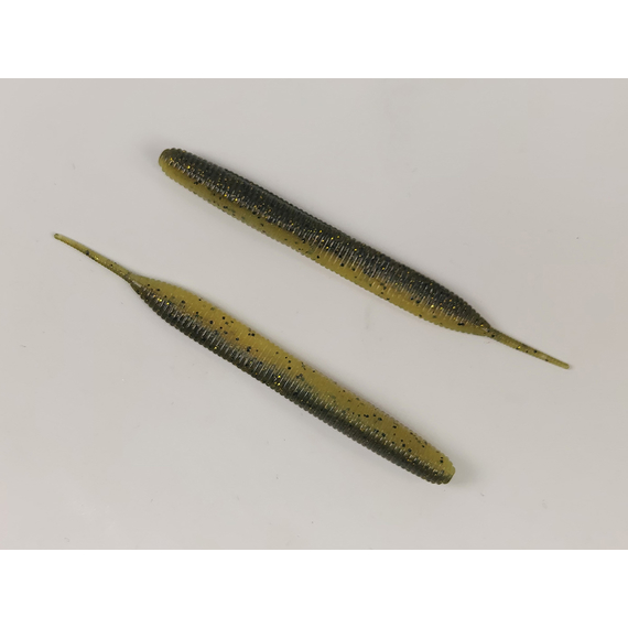 Силікон Keitech Sexy Impact 3.8" (10 шт/упак), колір:ea#07 watermelonpp.yellow, Довжина силікону: 3.8" (9.7 см), Колір силікону: EA#07 Watermelon PP/Yellow, фото , изображение 4