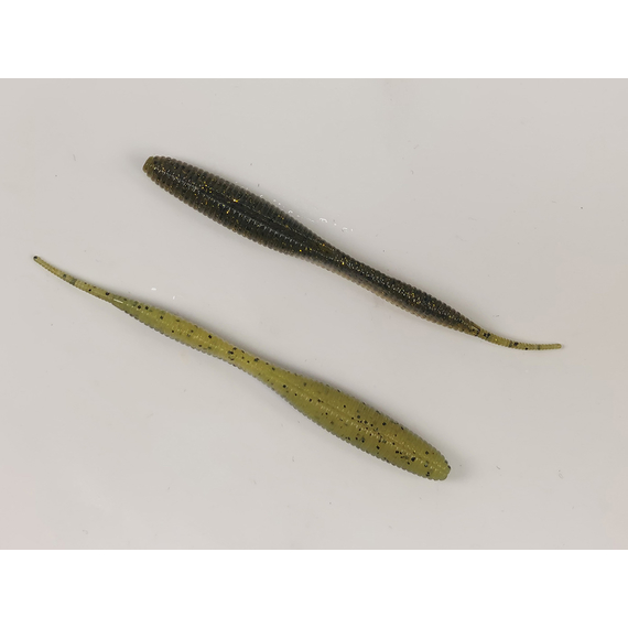 Силікон Keitech Sexy Impact 3.8" (10 шт/упак), колір:ea#07 watermelonpp.yellow, Довжина силікону: 3.8" (9.7 см), Колір силікону: EA#07 Watermelon PP/Yellow, фото , изображение 5