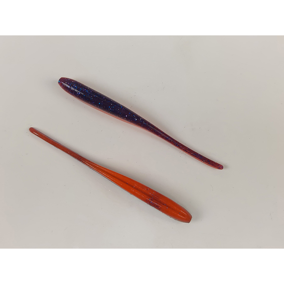 Силікон Keitech Shad Impact 4" (8 шт/упак), колір:pal#09 violet fire, Довжина силікону: 4" (10.2 см), Колір силікону: PAL#09 Violet Fire, фото , изображение 5