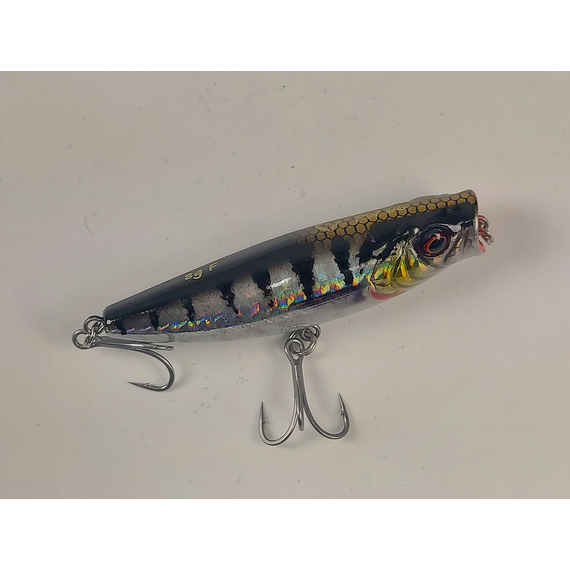 Воблер Savage Gear 3D Minnow Pop Walker F 66mm 8.0g Barracuda PHP, Размер/Вес: 66мм/8г, Цвет воблера: Barracuda PHP, фото , изображение 11