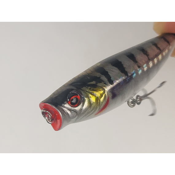 Воблер Savage Gear 3D Minnow Pop Walker F 66mm 8.0g Barracuda PHP, Размер/Вес: 66мм/8г, Цвет воблера: Barracuda PHP, фото , изображение 10
