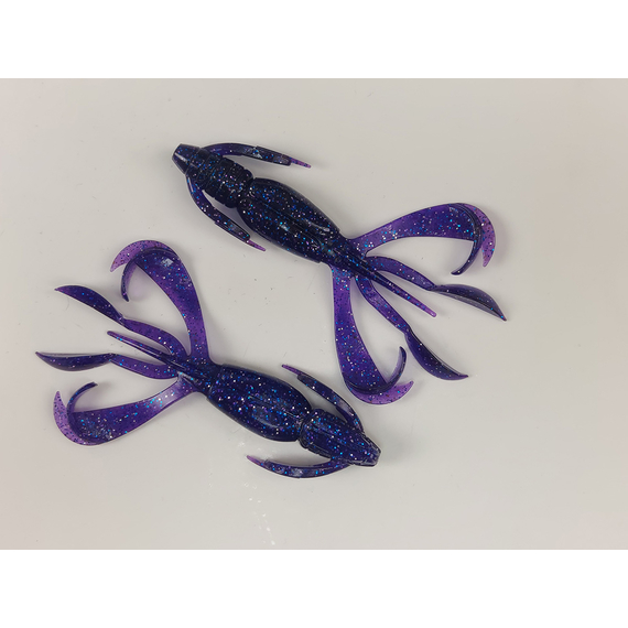 Силикон Keitech Crazy Flapper 4.4" (6 шт/упак) ц:ea#04 violet, Длина силикона: 4.4" (11.2 см), Расцветка силикона: EA#04 Violet, фото , изображение 4