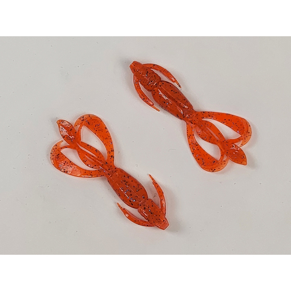 Силікон Keitech Crazy Flapper 2.8" (8 шт/упак), колір: ea#13 spicy mustard/blue, Довжина силікону: 2.8" (7.1 см), Колір силікону: EA#13 Spicy Mustard/Blue, фото , изображение 3