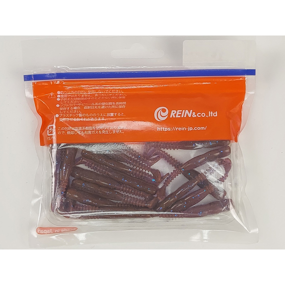 Силікон Reins Rockvibe Shad 2" 606 Pink Lox (20шт/уп), Довжина силікону: 2.0" (5,08 см), Колір силікону: 606 Pink Lox, фото , изображение 4