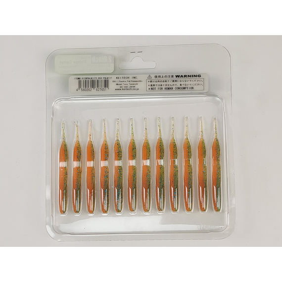 Силікон Keitech Sexy Impact 2.8" (12 шт/упак), колір:pal#11 rotten carrot, Довжина силікону: 2.8" (7.1 см), Колір силікону: PAL#11 Rotten Carrot, фото , изображение 8