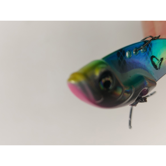 Цикада Savage Gear Vib Blade 55mm 14.5g Blue Pink Stripes, фото , изображение 9