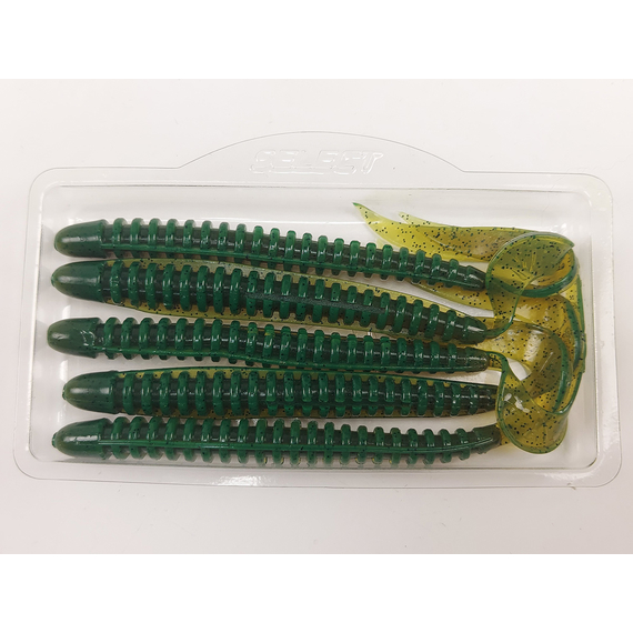 Силикон Select Freek Slim 4" col.087 (5 шт/пак), Длина силикона: 4.0" (10.16 см), Расцветка силикона: 087, фото , изображение 6