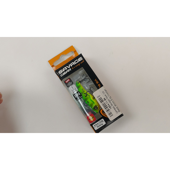 Цикада Savage Gear Vib Blade 45mm 8.5g Firetiger, фото , изображение 3