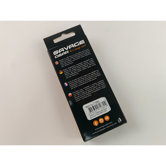 Воблер Savage Gear Gravity Crank MR 58F 58mm 9.0g Firetiger, Размер/Вес: 58мм/9г, Цвет воблера: Firetiger, фото , изображение 4