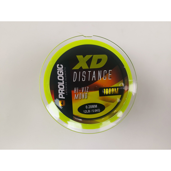 Леска Prologic XD Distance Mono 1000m 0.28mm 5.60kg 12Lb Hi-Viz Yellow, фото , изображение 7