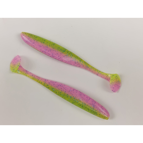 Силікон Keitech Easy Shiner 5" (5 шт/упак), колір:ea#16 cotton candy blue f, Довжина силікону: 5" (12.7 см), Колір силікону: ea#16 cotton candy blue f, фото , изображение 4