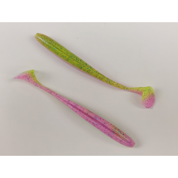 Силікон Keitech Easy Shiner 5" (5 шт/упак), колір:ea#16 cotton candy blue f, Довжина силікону: 5" (12.7 см), Колір силікону: ea#16 cotton candy blue f, фото , изображение 5