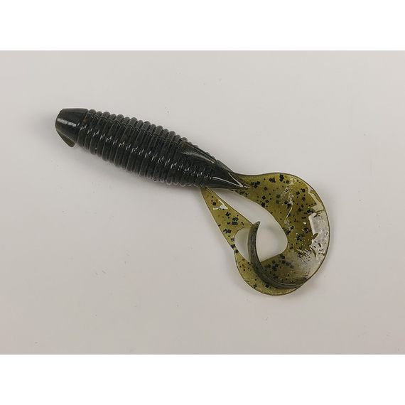 Силікон Keitech Flapper Grub 4" (7 шт/упак), колір:102 watermelon pp., Довжина силікону: 4" (10.2 см), Колір силікону: 102 Watermelon PP, фото , изображение 2