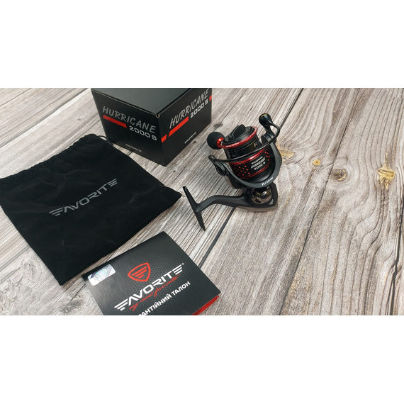 Котушка Favorite Hurricane 2000S 5,2:1 10+1, Розмір шпулі: 2000S, фото , изображение 11