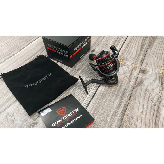 Котушка Favorite Hurricane 2000S 5,2:1 10+1, Розмір шпулі: 2000S, фото , изображение 12