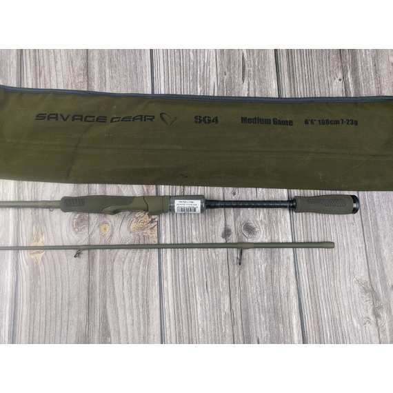 Спінінг Savage Gear SG4 Medium Game 6’6"/1.98m 7-23g, фото , изображение 7