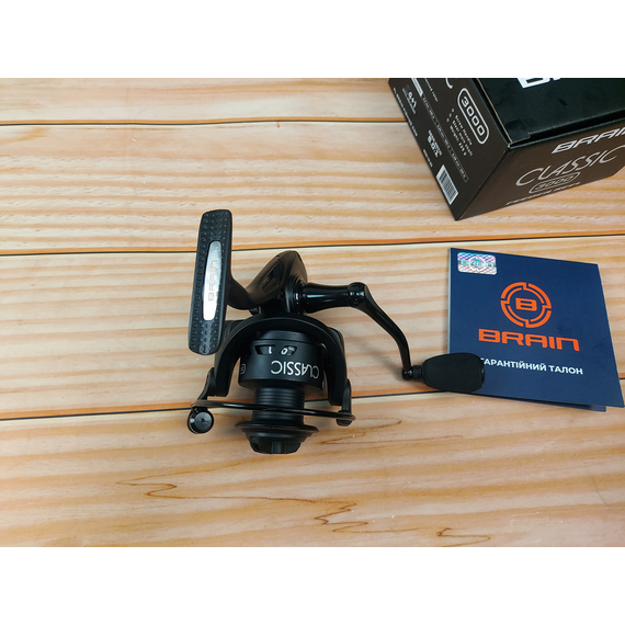 Котушка Brain Classic 3000 (4+1 підшип.), 5.0:1, Розмір шпулі: 3000, Тип котушки: без бейтранера, фото , изображение 7